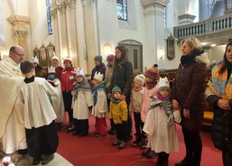 Šumperk - požehnání koledníkům