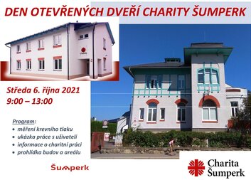 Den otevřených dveří Charity Šumperk 2021