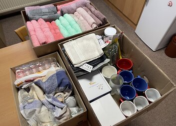 Charita Šumperk pomáhá uprchlíkům