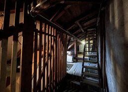 původní stav půdy - zadní část