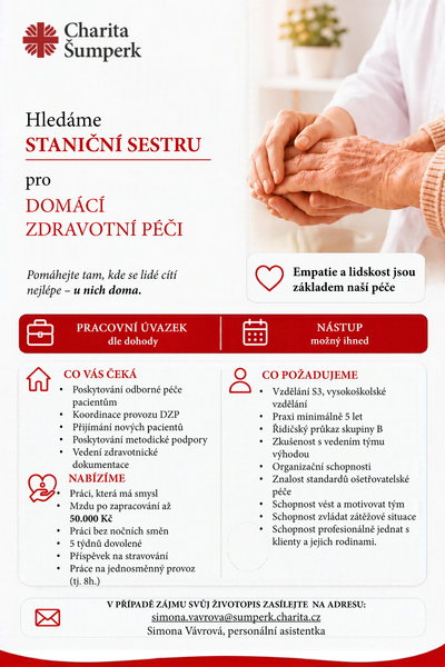Inzerát staniční sestra Inzerát staniční sestra